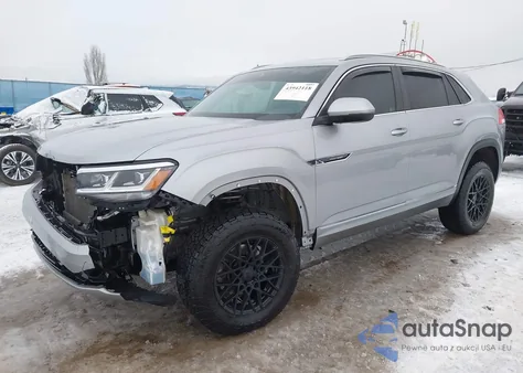 2020 Volkswagen Atlas Cross Sport 3.6L V6 Sel R-Line z USA, uszkodzony, nr VIN 1V2RE2CA4LC222390